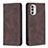 Leather Case Stands Flip Cover Holder B07F for Motorola MOTO G52