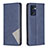 Leather Case Stands Flip Cover Holder B07F for OnePlus Nord CE 2 5G Blue