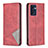 Leather Case Stands Flip Cover Holder B07F for OnePlus Nord CE 2 5G Red