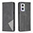 Leather Case Stands Flip Cover Holder B07F for OnePlus Nord N20 5G Black