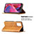 Leather Case Stands Flip Cover Holder B07F for OnePlus Nord N200 5G