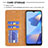 Leather Case Stands Flip Cover Holder B07F for Oppo A54s