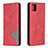 Leather Case Stands Flip Cover Holder B07F for Realme C11 (2021) Red