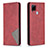 Leather Case Stands Flip Cover Holder B07F for Realme Narzo 20 Red