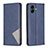 Leather Case Stands Flip Cover Holder B07F for Samsung Galaxy A04 4G Blue