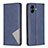 Leather Case Stands Flip Cover Holder B07F for Samsung Galaxy A04E Blue