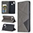 Leather Case Stands Flip Cover Holder B07F for Samsung Galaxy A10s