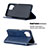 Leather Case Stands Flip Cover Holder B07F for Samsung Galaxy A12 5G