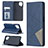 Leather Case Stands Flip Cover Holder B07F for Samsung Galaxy A12