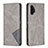 Leather Case Stands Flip Cover Holder B07F for Samsung Galaxy A13 4G Gray
