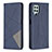 Leather Case Stands Flip Cover Holder B07F for Samsung Galaxy A22 4G Blue