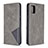 Leather Case Stands Flip Cover Holder B07F for Samsung Galaxy A31 Gray