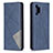 Leather Case Stands Flip Cover Holder B07F for Samsung Galaxy A32 4G Blue