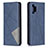 Leather Case Stands Flip Cover Holder B07F for Samsung Galaxy A32 5G Blue