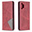 Leather Case Stands Flip Cover Holder B07F for Samsung Galaxy A32 5G Red