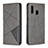 Leather Case Stands Flip Cover Holder B07F for Samsung Galaxy A40