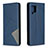 Leather Case Stands Flip Cover Holder B07F for Samsung Galaxy A42 5G Blue