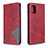 Leather Case Stands Flip Cover Holder B07F for Samsung Galaxy A51 5G Red