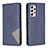 Leather Case Stands Flip Cover Holder B07F for Samsung Galaxy A53 5G Blue