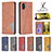 Leather Case Stands Flip Cover Holder B07F for Samsung Galaxy F04