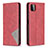 Leather Case Stands Flip Cover Holder B07F for Samsung Galaxy F42 5G Red