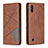 Leather Case Stands Flip Cover Holder B07F for Samsung Galaxy M10