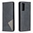 Leather Case Stands Flip Cover Holder B07F for Samsung Galaxy S20 FE 4G Black