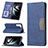 Leather Case Stands Flip Cover Holder B07F for Samsung Galaxy S21 FE 5G