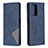 Leather Case Stands Flip Cover Holder B07F for Xiaomi Mi 11T 5G Blue