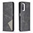 Leather Case Stands Flip Cover Holder B07F for Xiaomi Mi 11X 5G Black