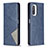 Leather Case Stands Flip Cover Holder B07F for Xiaomi Mi 11X 5G Blue