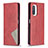 Leather Case Stands Flip Cover Holder B07F for Xiaomi Mi 11X 5G Red