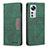 Leather Case Stands Flip Cover Holder B07F for Xiaomi Mi 12X 5G Green