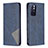 Leather Case Stands Flip Cover Holder B07F for Xiaomi Poco M4 Pro 5G Blue