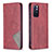 Leather Case Stands Flip Cover Holder B07F for Xiaomi Poco M4 Pro 5G Red