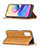 Leather Case Stands Flip Cover Holder B07F for Xiaomi Redmi Note 10T 5G