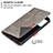 Leather Case Stands Flip Cover Holder B07F for Xiaomi Redmi Note 11T 5G