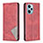 Leather Case Stands Flip Cover Holder B07F for Xiaomi Redmi Note 12 Turbo 5G Red