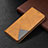 Leather Case Stands Flip Cover Holder B08F for Google Pixel 6 Pro 5G Light Brown