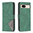 Leather Case Stands Flip Cover Holder B08F for Google Pixel 8a 5G Green