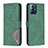 Leather Case Stands Flip Cover Holder B08F for Motorola Moto G Play (2023) Green