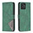 Leather Case Stands Flip Cover Holder B08F for Motorola Moto G Power 5G (2023) Green