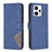 Leather Case Stands Flip Cover Holder B08F for Motorola Moto G13 Blue