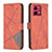 Leather Case Stands Flip Cover Holder B08F for Motorola Moto G84 5G