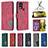 Leather Case Stands Flip Cover Holder B08F for Nokia C22