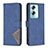 Leather Case Stands Flip Cover Holder B08F for Oppo A2 5G Blue