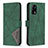 Leather Case Stands Flip Cover Holder B08F for Oppo A95 4G Green