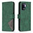 Leather Case Stands Flip Cover Holder B08F for Oppo F19 Pro Green