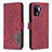 Leather Case Stands Flip Cover Holder B08F for Oppo F19 Pro Red