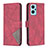 Leather Case Stands Flip Cover Holder B08F for Oppo K10 4G Red